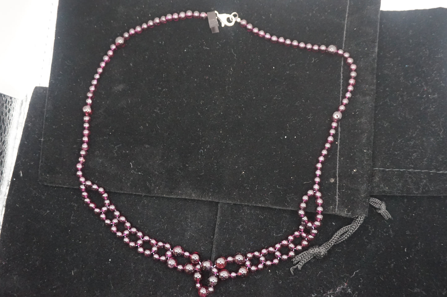 Rhodolite Garnet Bead Necklace