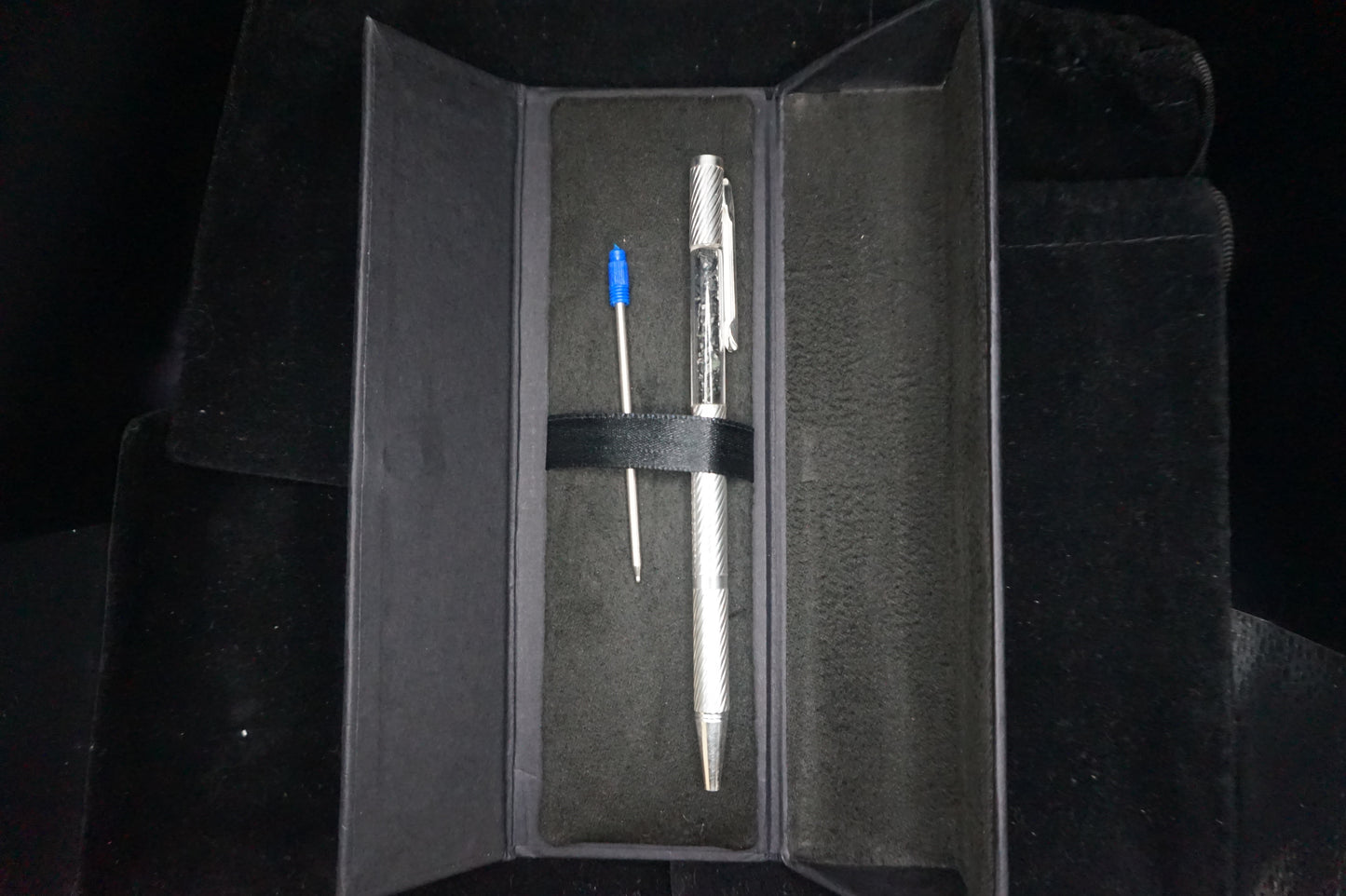 Refillable Shungite Pen with case