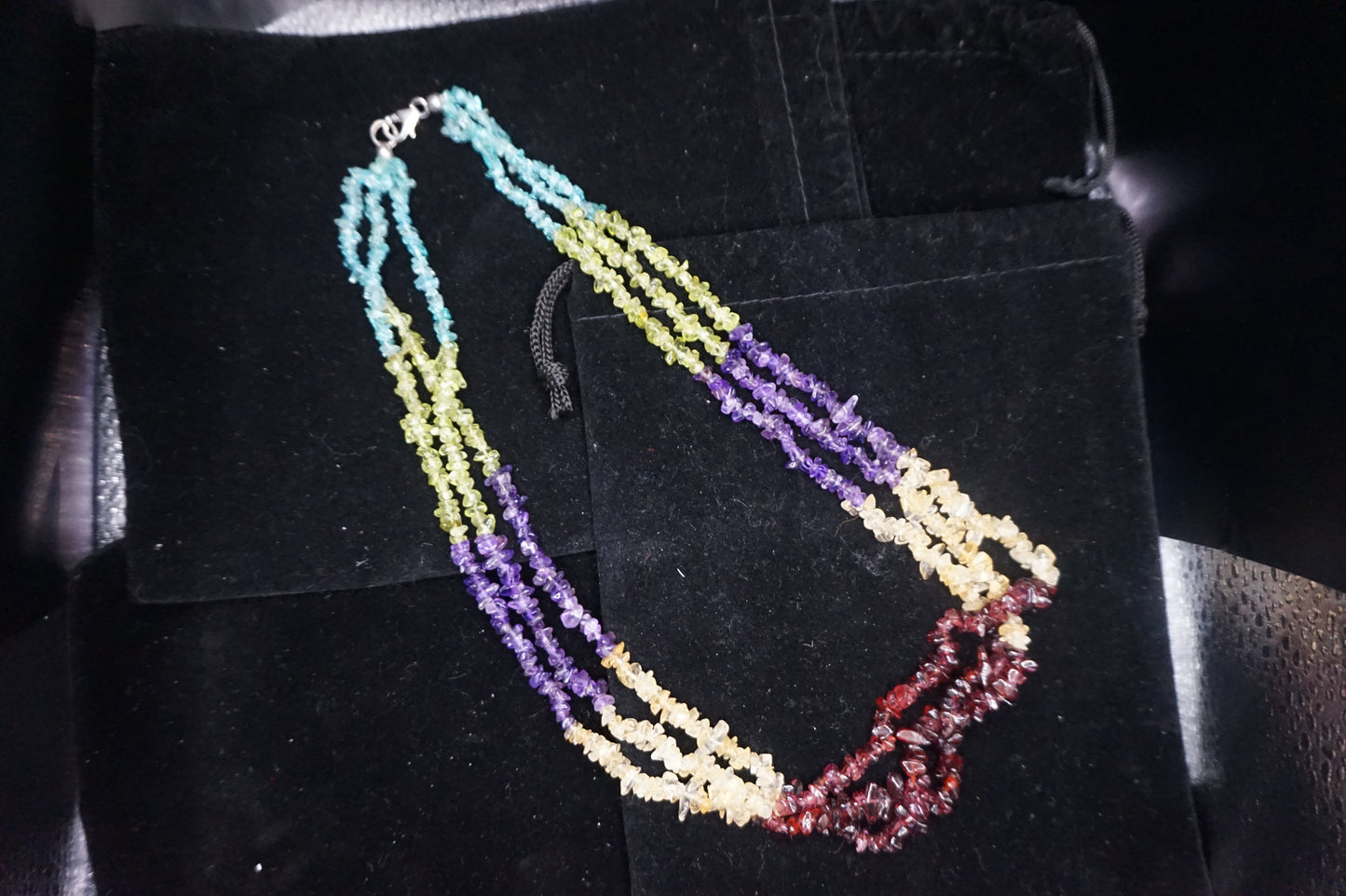 Multi Gemstone 20in Necklace