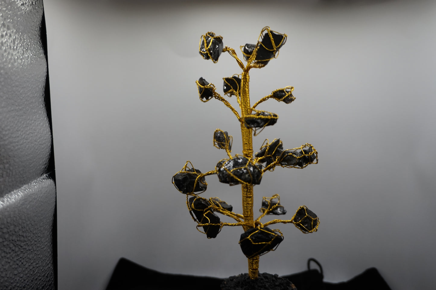 Shungite Stone Gold Tree