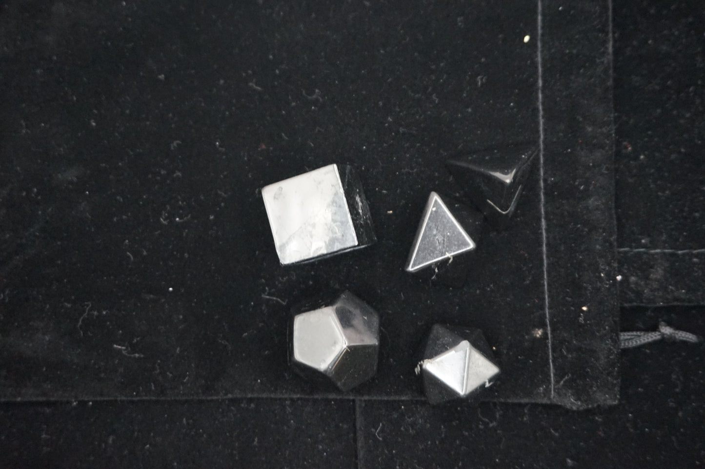 Polished Shungite carved stones