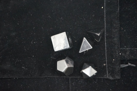 Polished Shungite carved stones