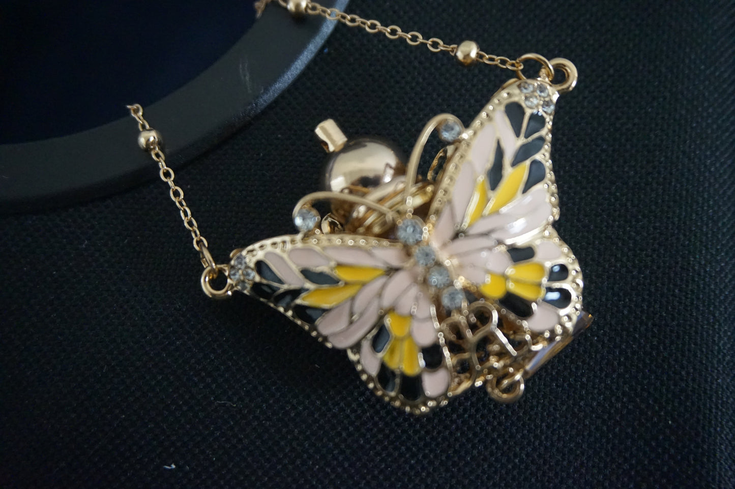 Butterfly Fragrance Holder Necklace