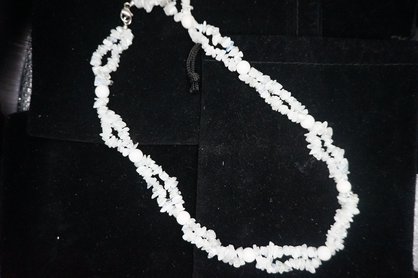 Rainbow Moonstone 18in Necklace