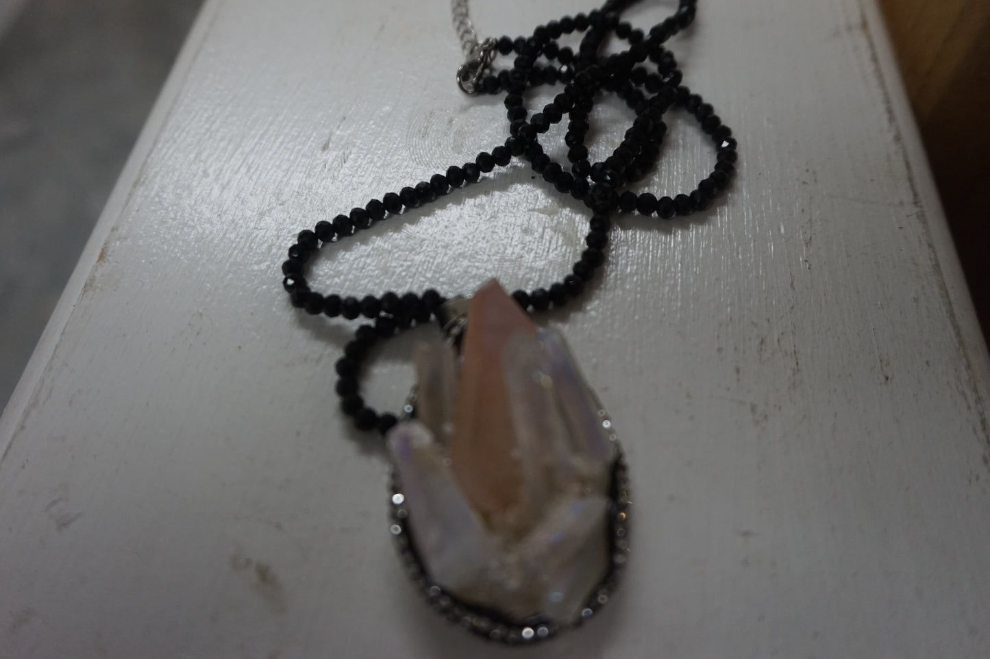 Aura Quartz 26in Necklace