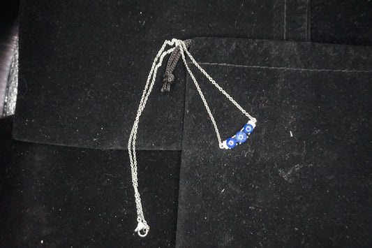 Lapis Lazuil on Silver Chain