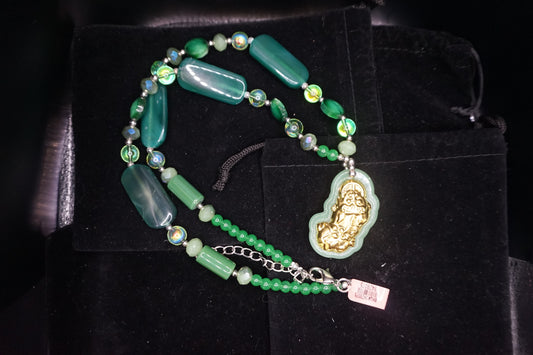 Green Agate Necklace