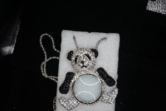 Jeweled Panda Necklace